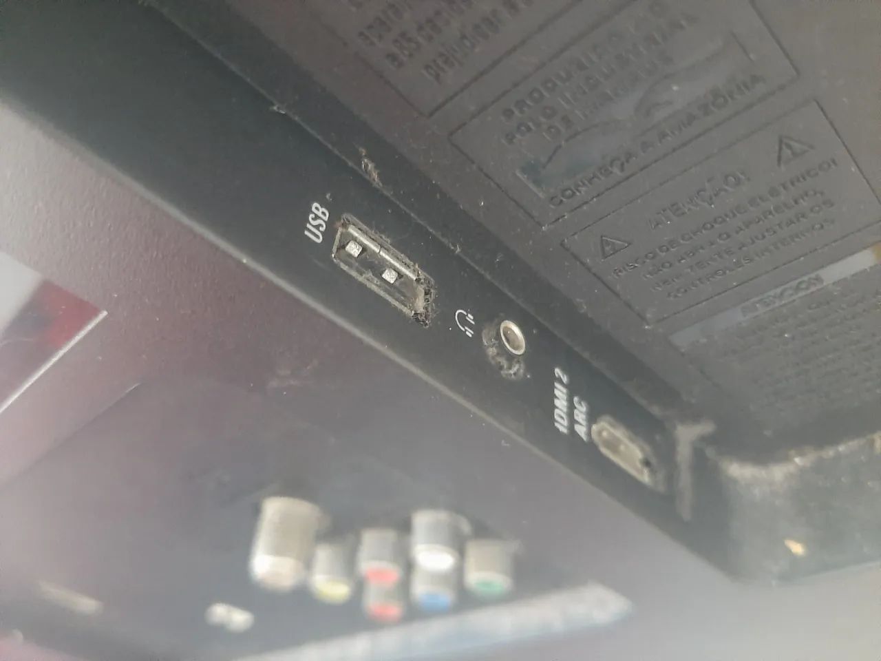 Tv Philips 42polegadas Defeito tela display pra retirada de peças ou consertar valor 250  - Foto 5