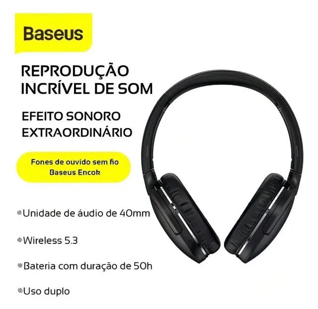 Headphone Bluetooth Baseus Encok D02 Pro Gaming Tws V5.3 - Foto 2