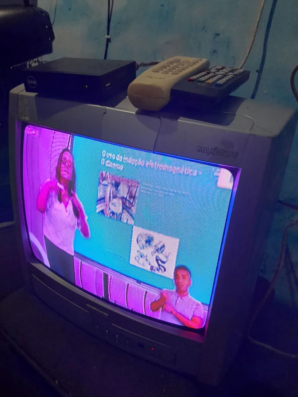 Tv de tubo 14 Polegadas e Converso 