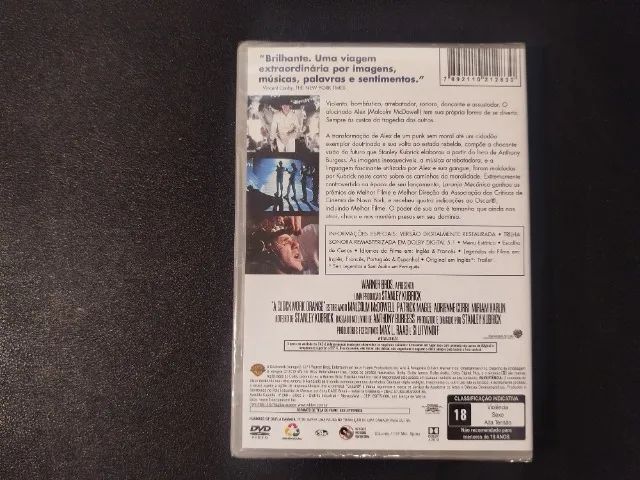 (LACRADO) DVD - Laranja Mecânica (1971) - Foto 2