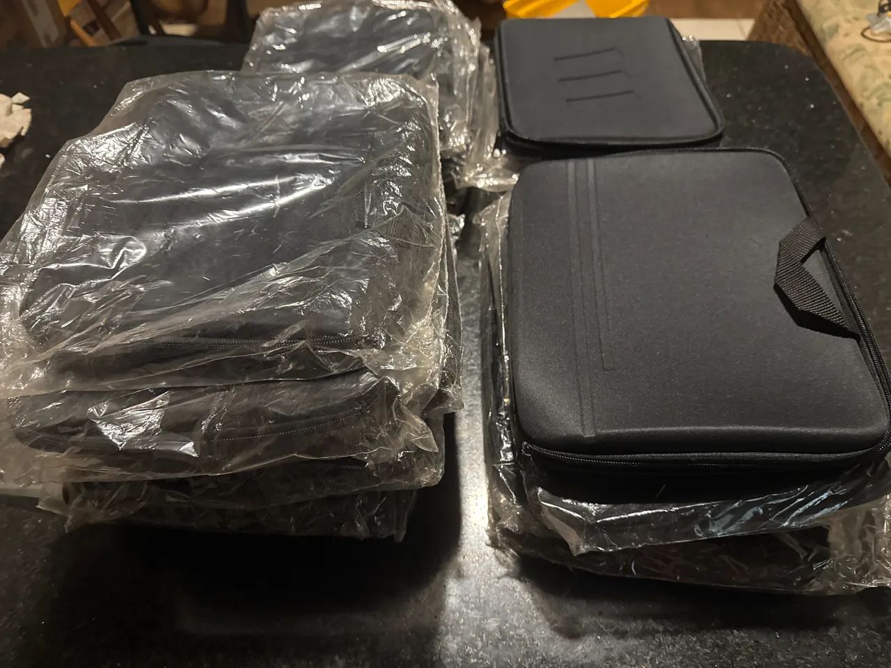 Maletas case 10 polegadas 15 unidades com alca e 4 sem - Foto 5