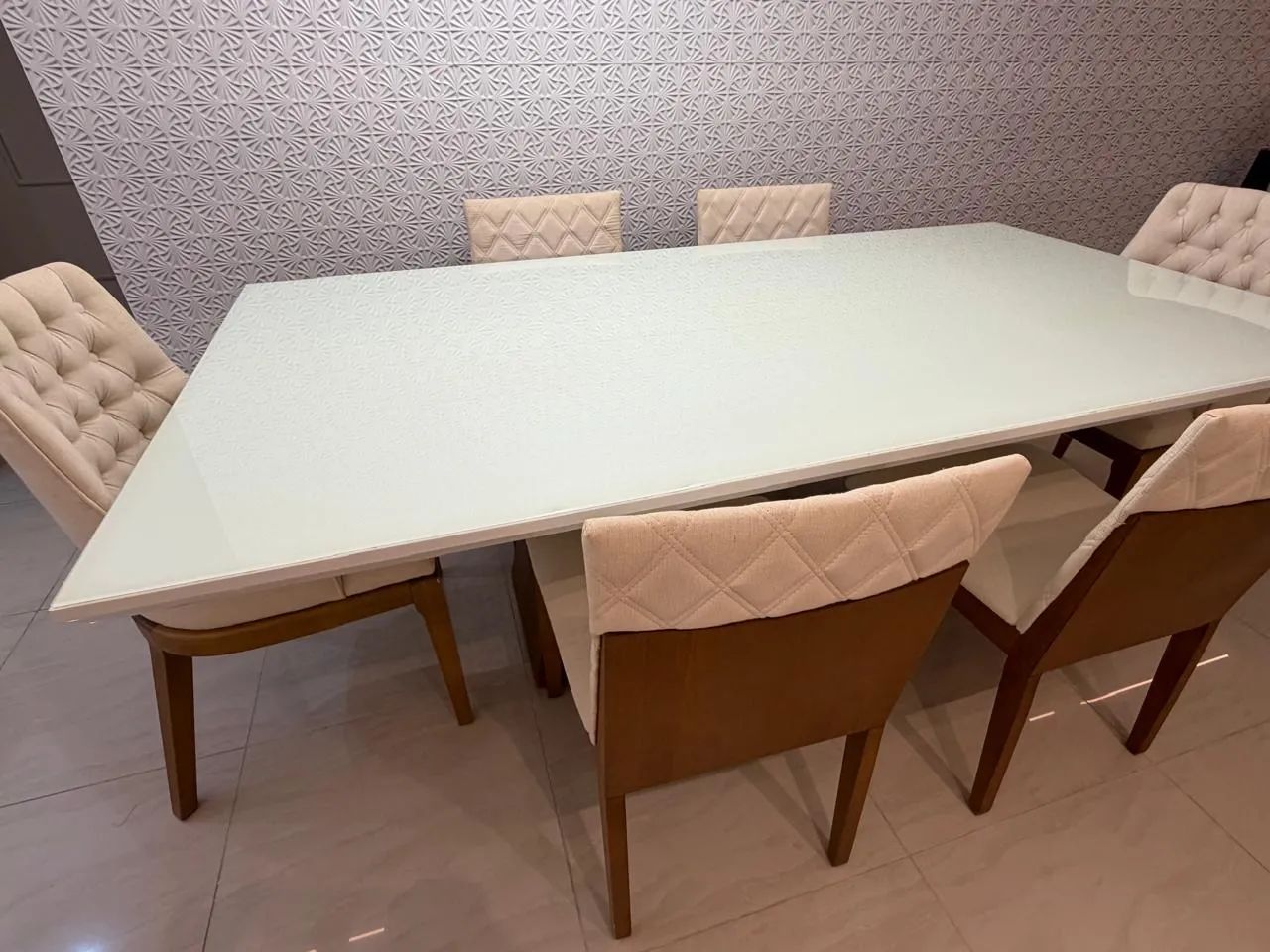 MESA DE JANTAR SOFISTICADA - LINDA E IMPONENTE ? - Foto 4