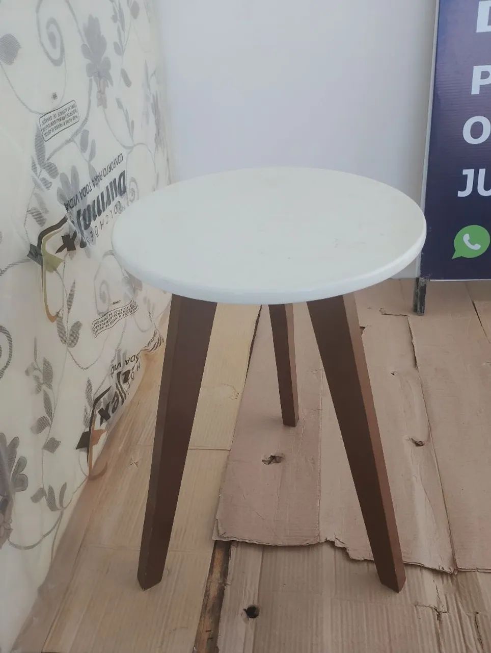 Mesa 38x38 X 58 de altura par usar com nota bom  - Foto 2