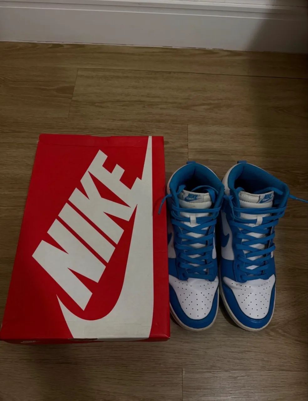 NIKE DUNK HIGH RETRO LASER BLUE - Foto 2