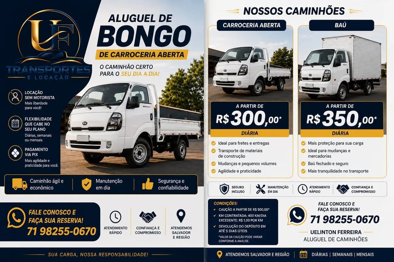 Aluguel de bongo HR