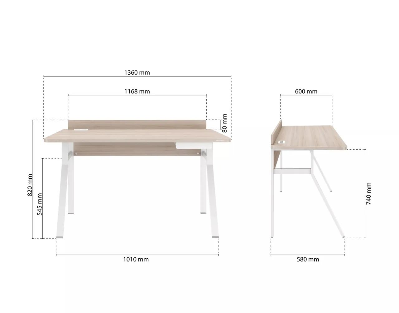 Mesa Flexform Tavollini 140 Max - Foto 5