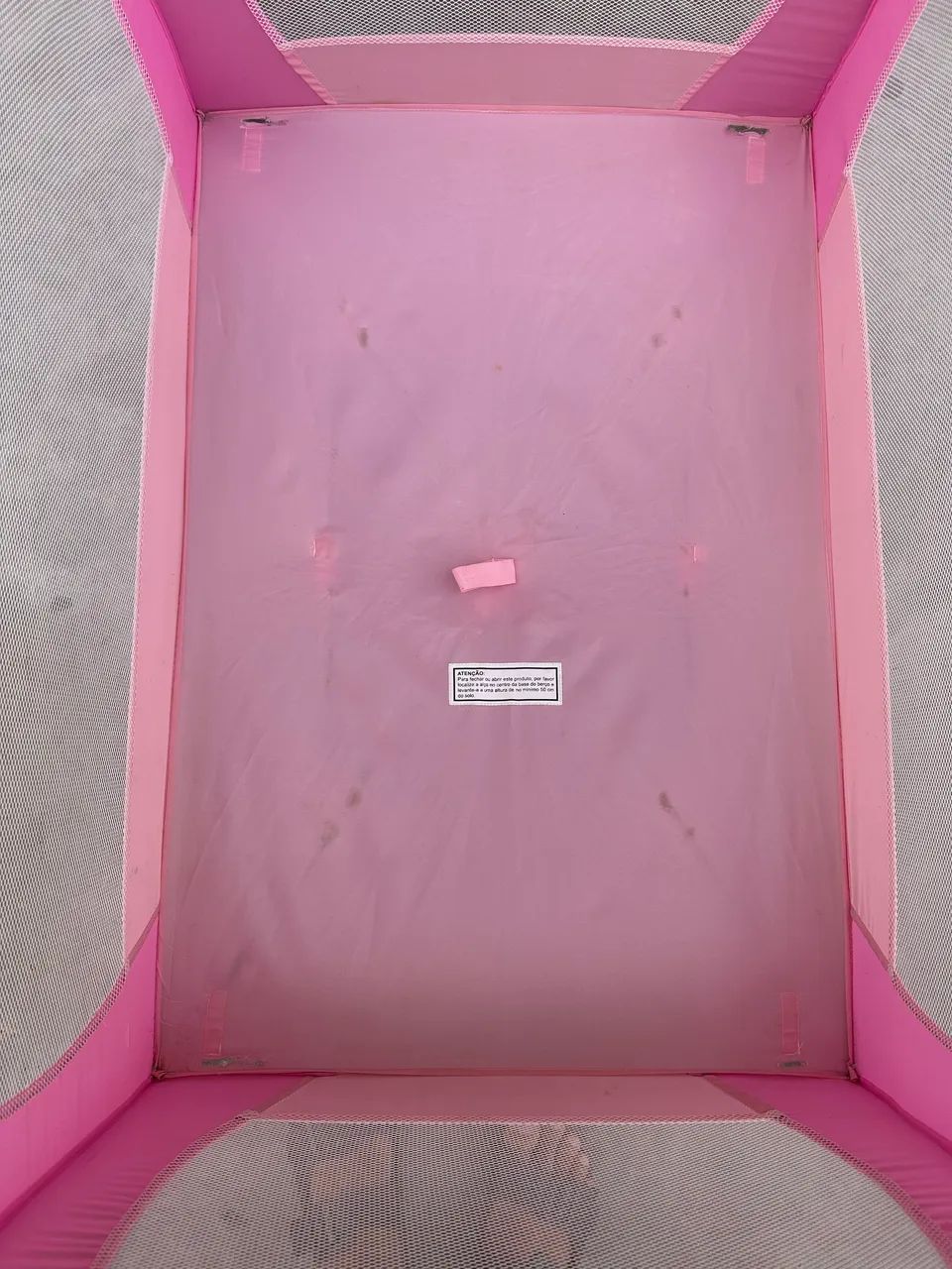 Berço portátil Rosa + Colchão  - Foto 3