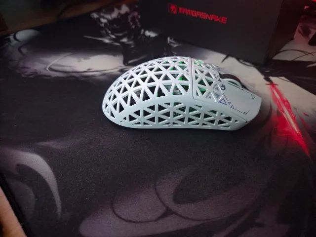 Mouse Mambasnake M5 Ultra Branco - Foto 3