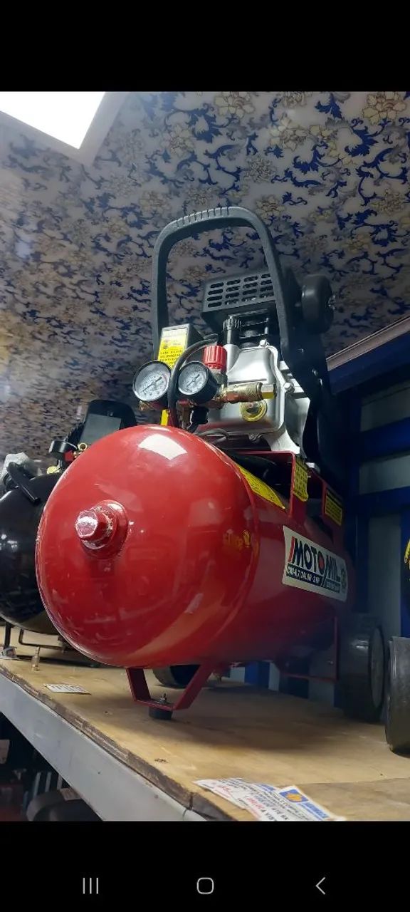 COMPRESSOR 24LITROS 2CV MONO 127/ MOTOMIL - Foto 2