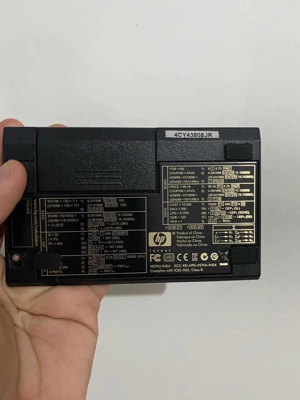 HP12C Platinum422992319129200644