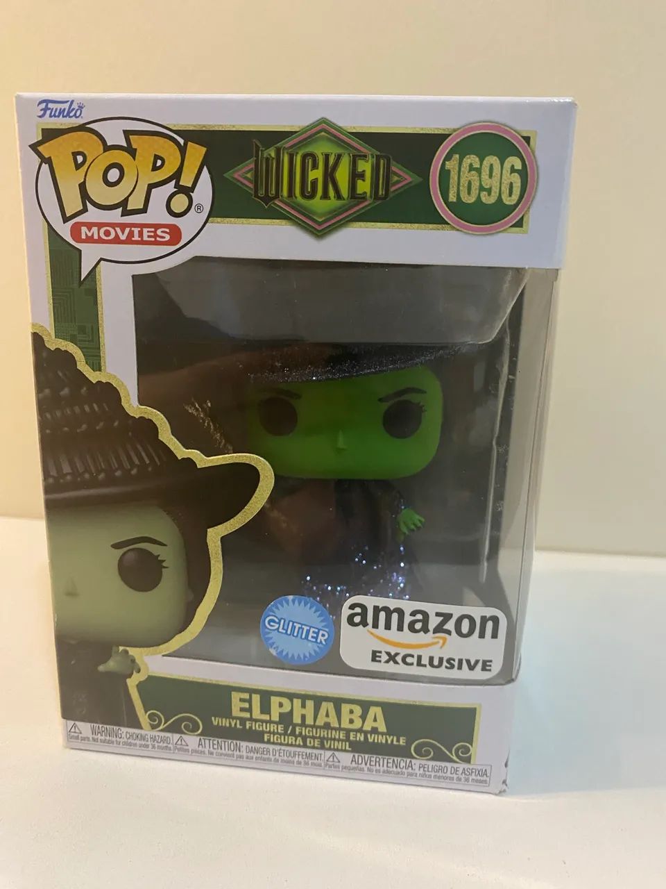 Funko Pop Elphaba - 1696 - Wicked - Amazon Exclusive - Glitter - Foto 2