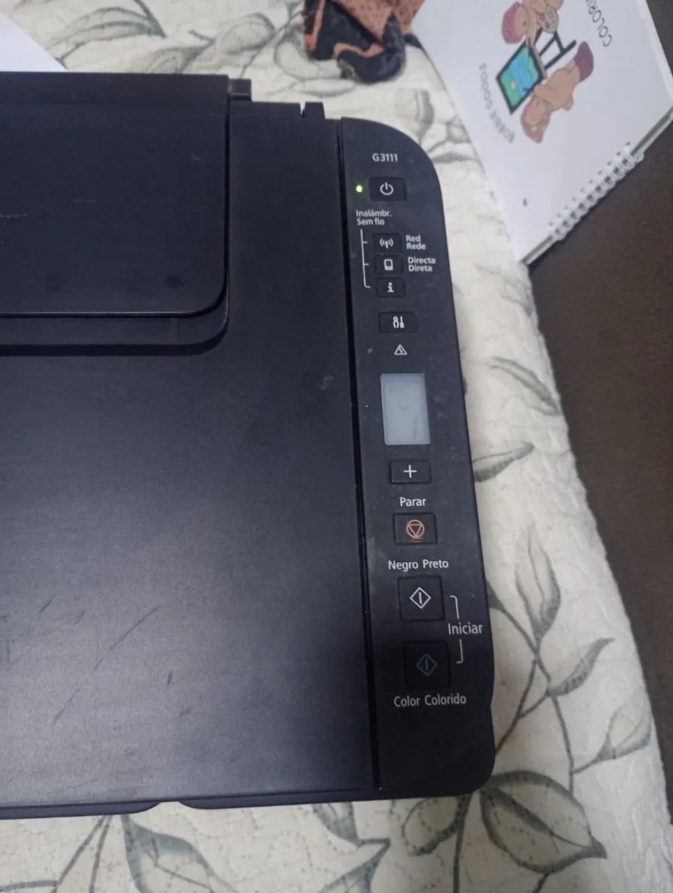 Impressora multifuncional Canon Pixma G3111, em ótimo estado e funcionando normalmente.  - Foto 4