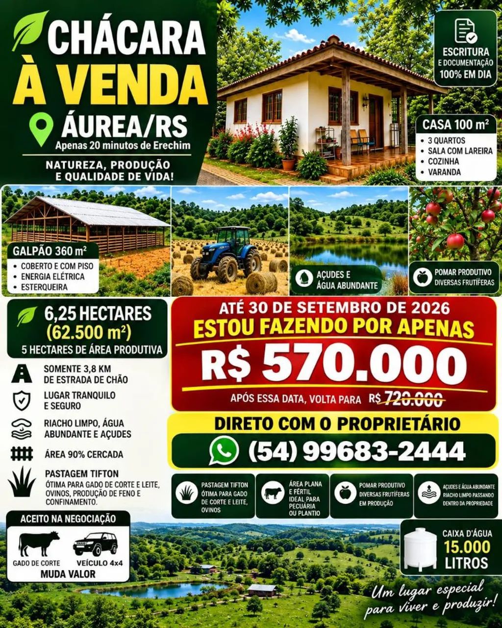 Vendo Chácara