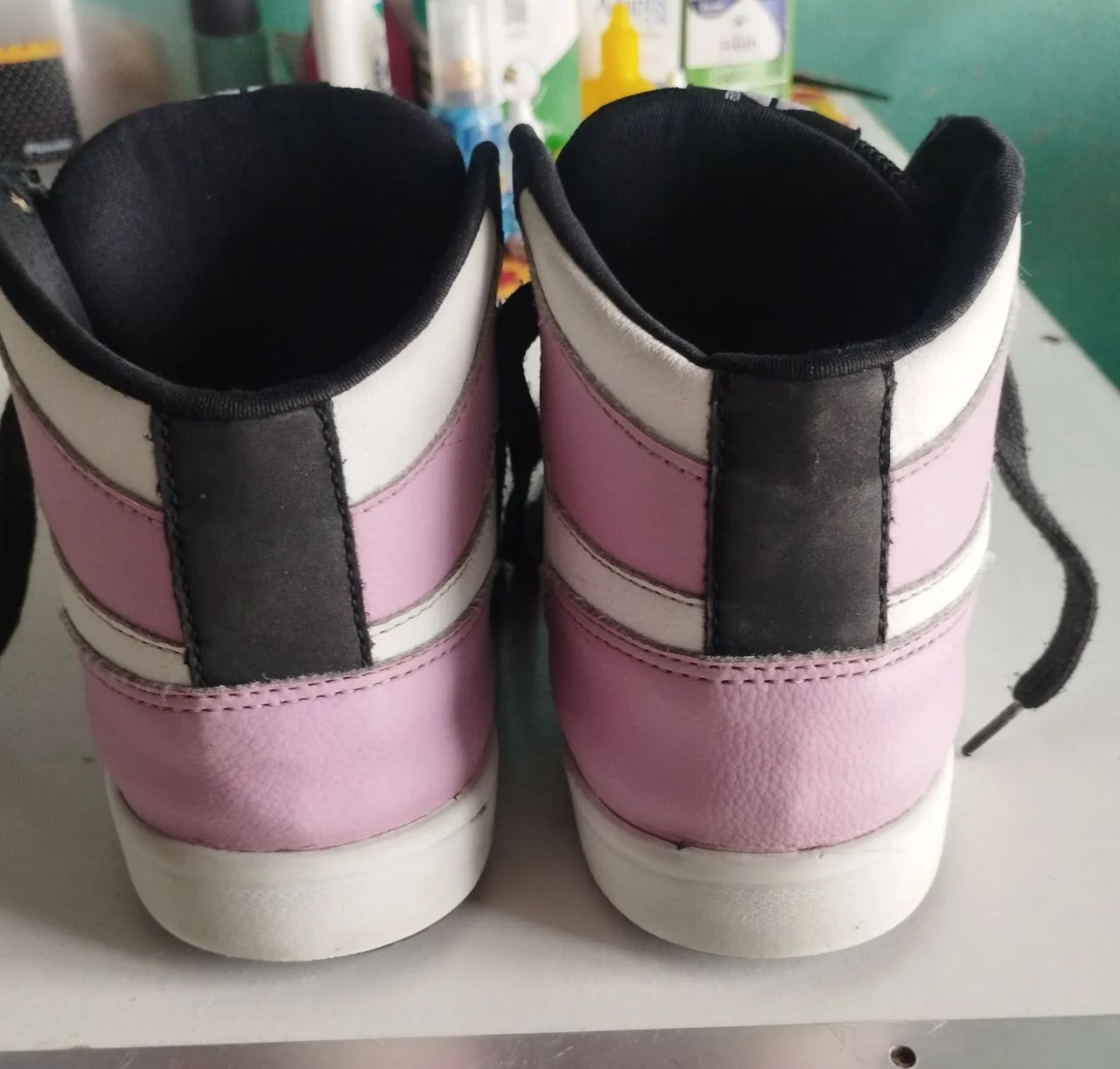 TÊNIS FEMININO ROSA COM BRANCO  - Foto 2