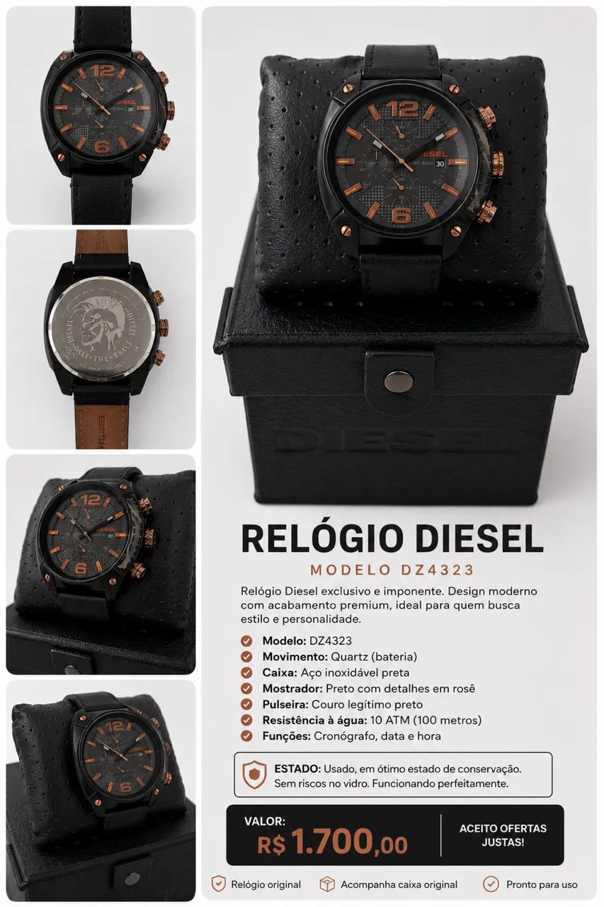 Relógio Diesel 