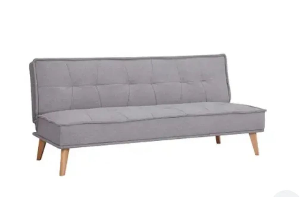 Sofá Cama 3 lugares Casal Cinza 