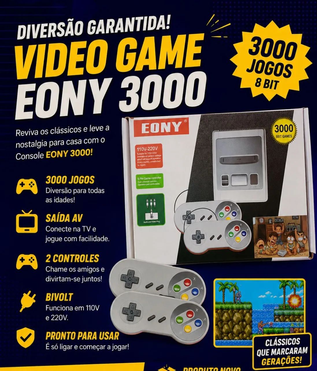  Vende-se Vídeo Game EONY 