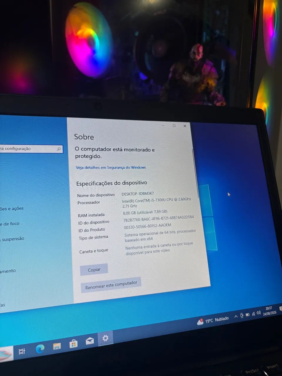 Notebook Dell Latitude 7480 - i5 7ª Geração - Foto 2