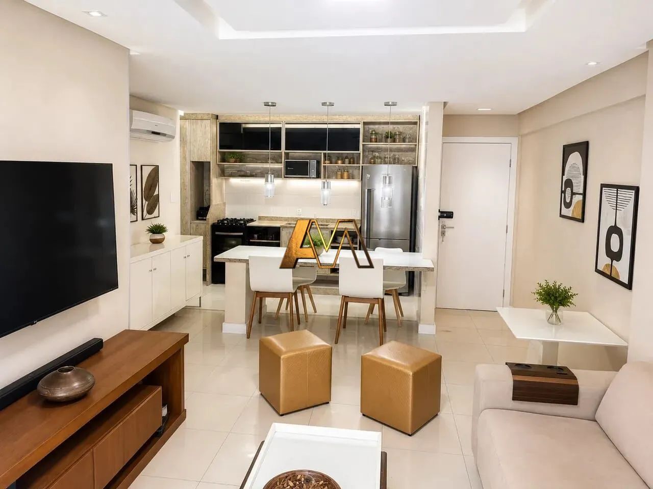 APARTAMENTO 2/4 SENDO 1 SUÍTE EM ALPHAVILLE - Foto 2
