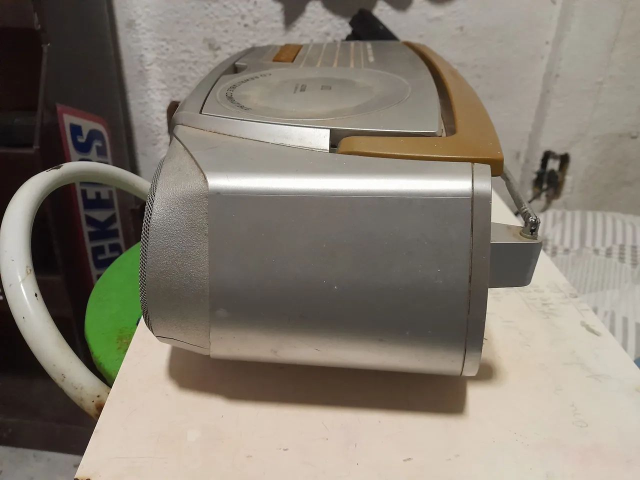 Rádio CD portátil Philips microsistem - Foto 4