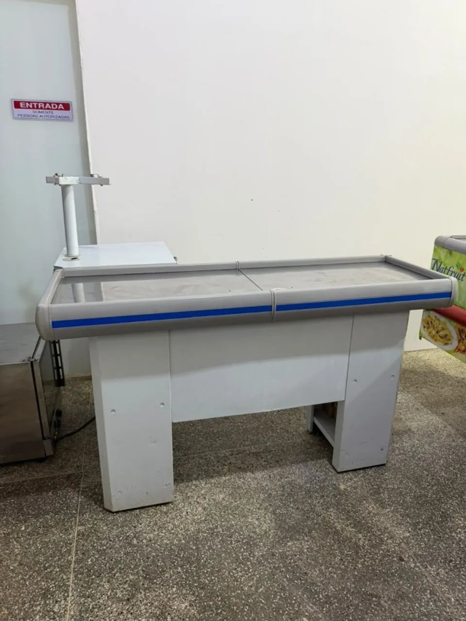 Balcão caixa para mercado 