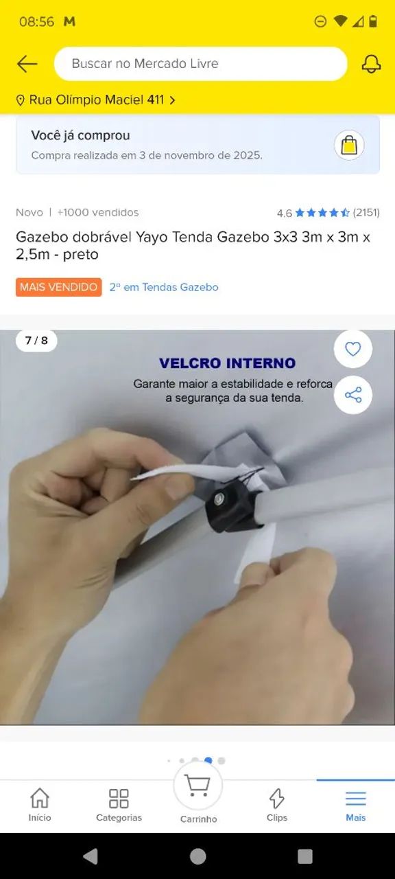 Tenda nunca usada 3/3 e 2/5 de altura  - Foto 4