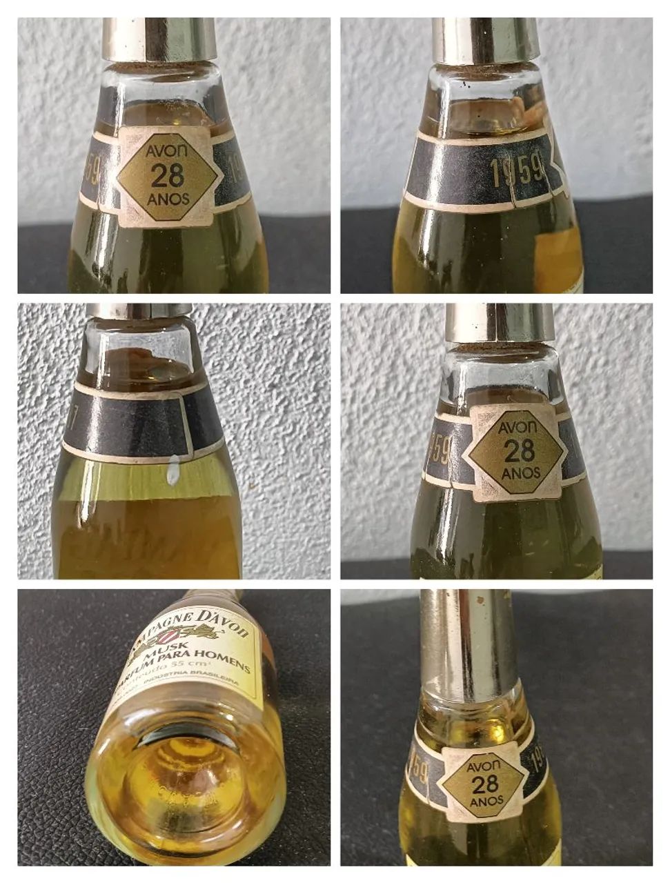 ULTRA RARIDADE COLECIONADOR  EDIÇÃO ESPECIAL CHAMPAGNE D'AVON  28 ANOS LACRADO  - Foto 4