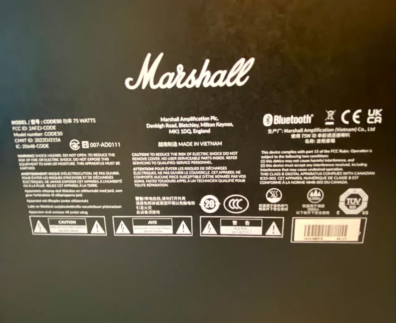 Amplificador Marshall Code 50 - Muito Nova - Foto 4