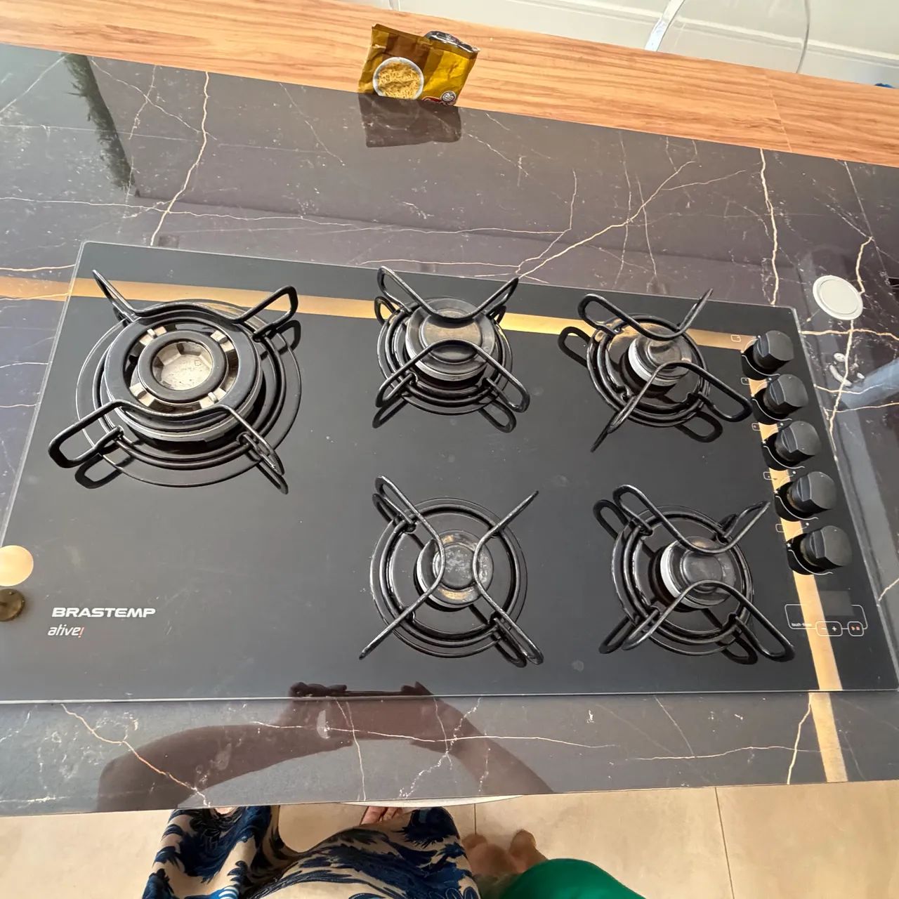 Cooktop Brastemp 5 bocas com timer - Foto 4