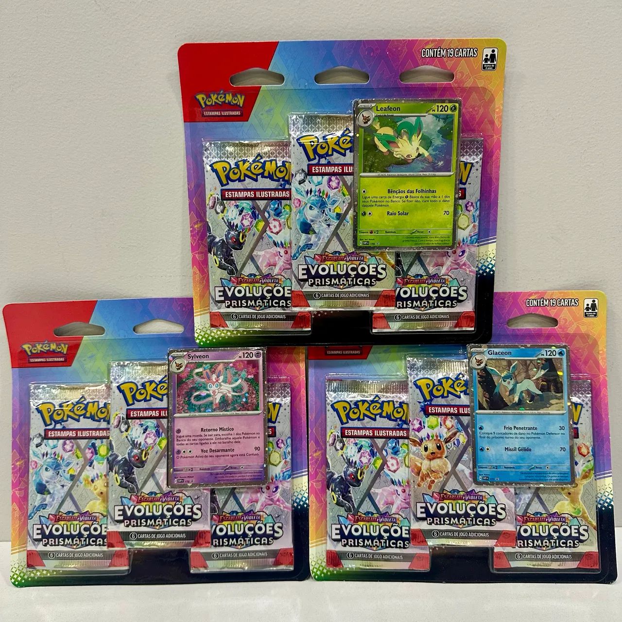 3 triple pack e 6 quadri pack evoluções prismáticas - Foto 2