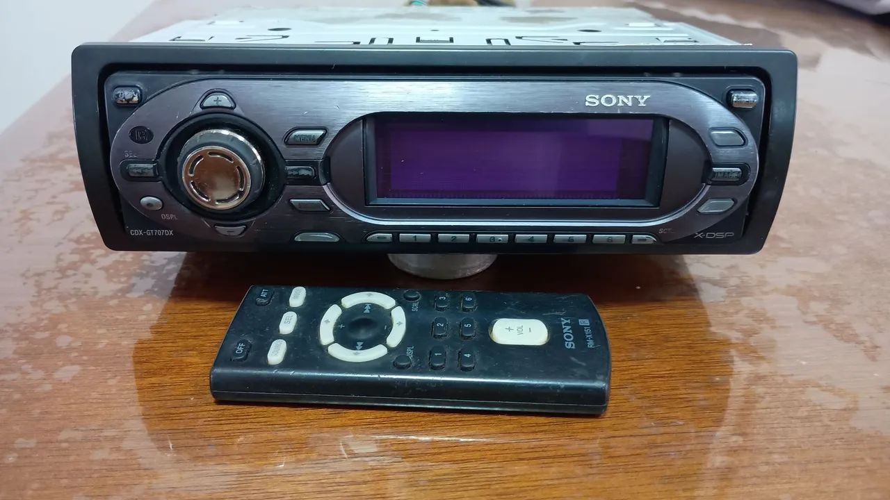Rádio CD Sony gráficos CDX-GT707DX Bluetooth - Foto 2