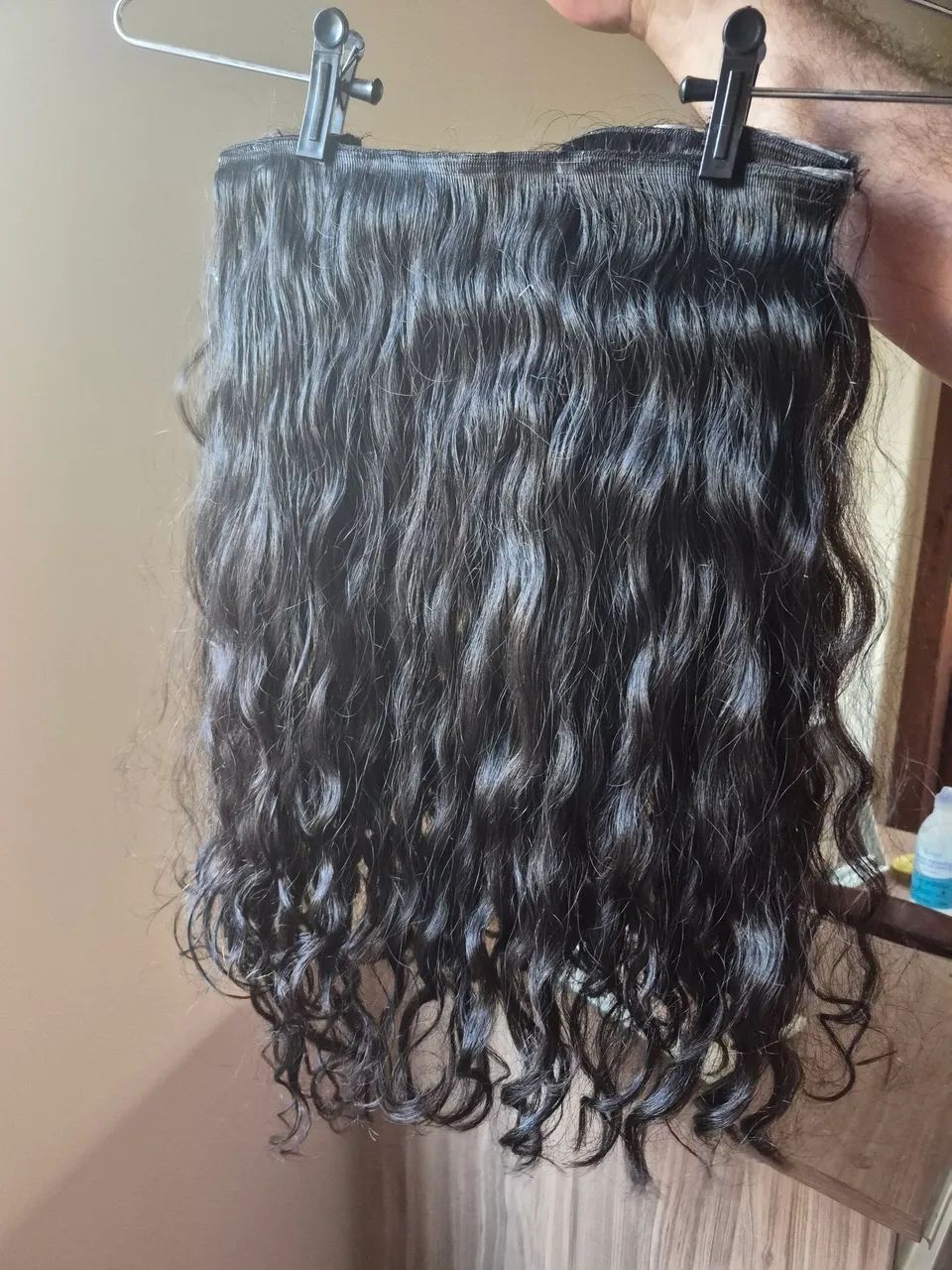 Cabelo humano brasileiro ondulado/cacheado  - Foto 3