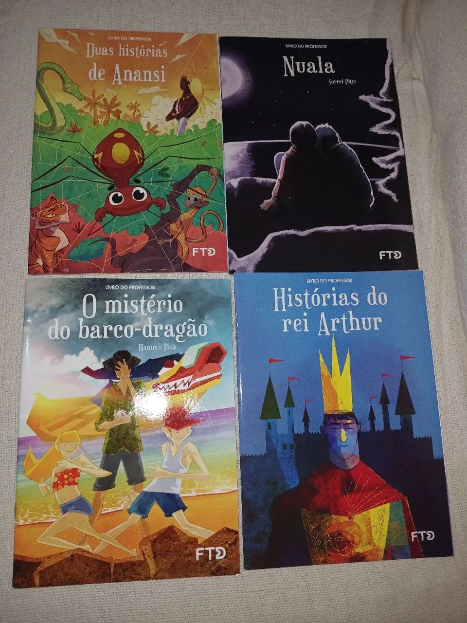 As histórias de Amâncio, O mistério do barco-dragão, Nuala e Histórias do Rei Arthur