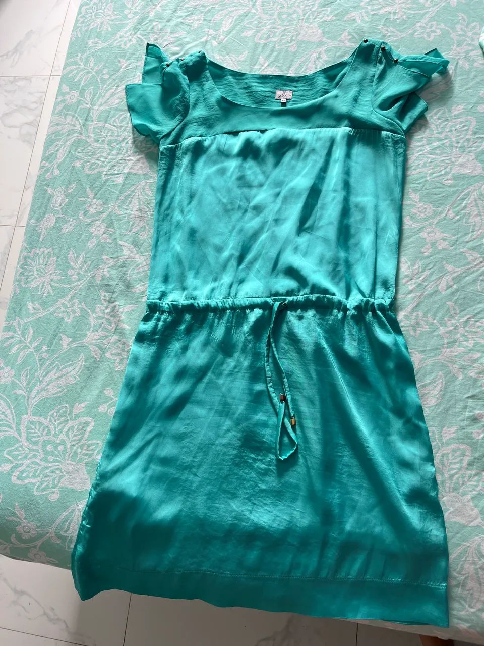Vestido Alú verde água  - Foto 3