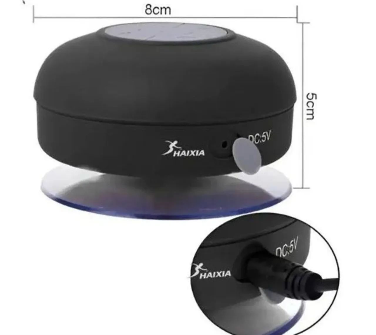 mini caixa de som Bluetooth à prova d'água com ventosa - Foto 3