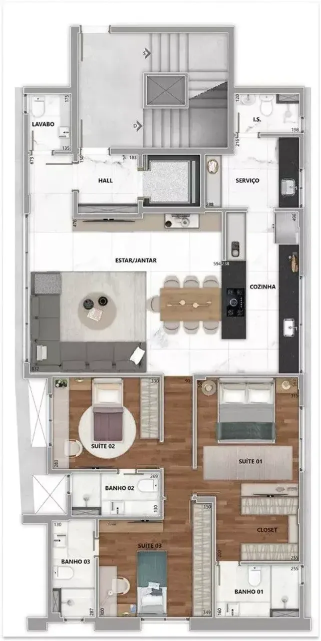 PLANTA 120m²