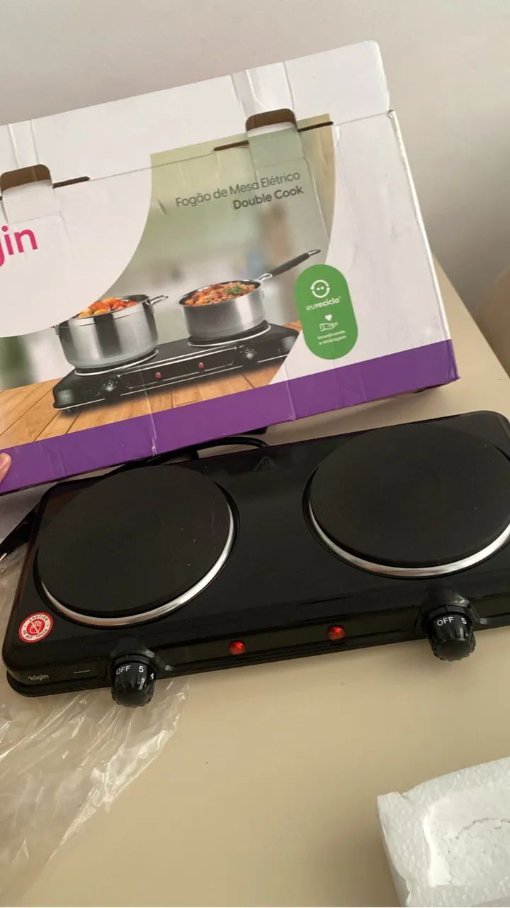 Cookie top elétrico de 2 bocas 