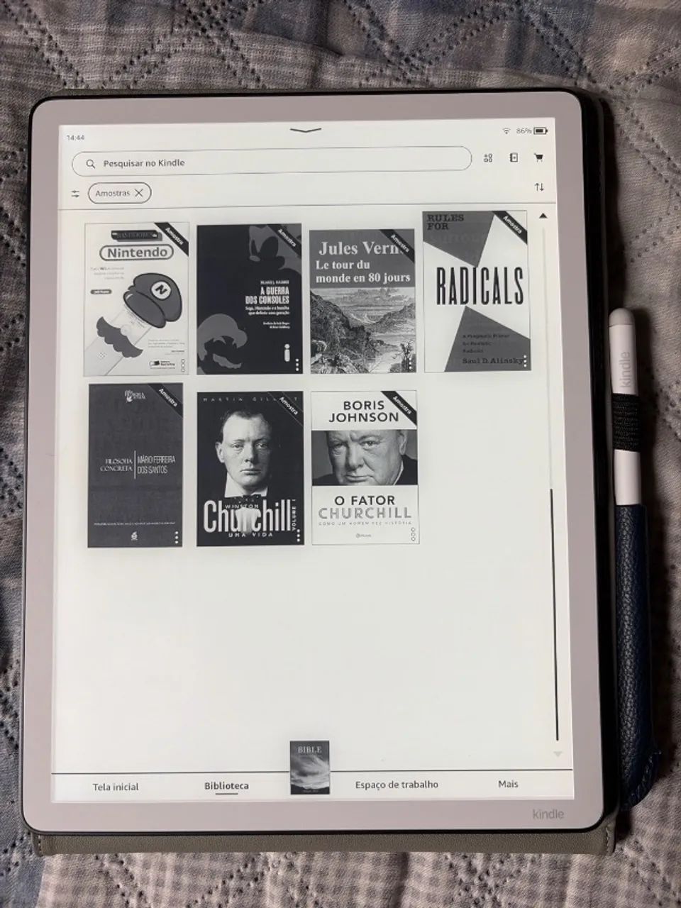 Kindle Scribe 3ª Geração 32GB + Premium Pen + Capa