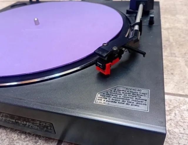 Toca Discos Sony Ps-lx21c Com Agulha - Funcionando - Foto 3