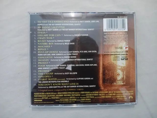 CD O Talentoso Ripley - Trilha Sonora Original Do Filme Nacional - Foto 2