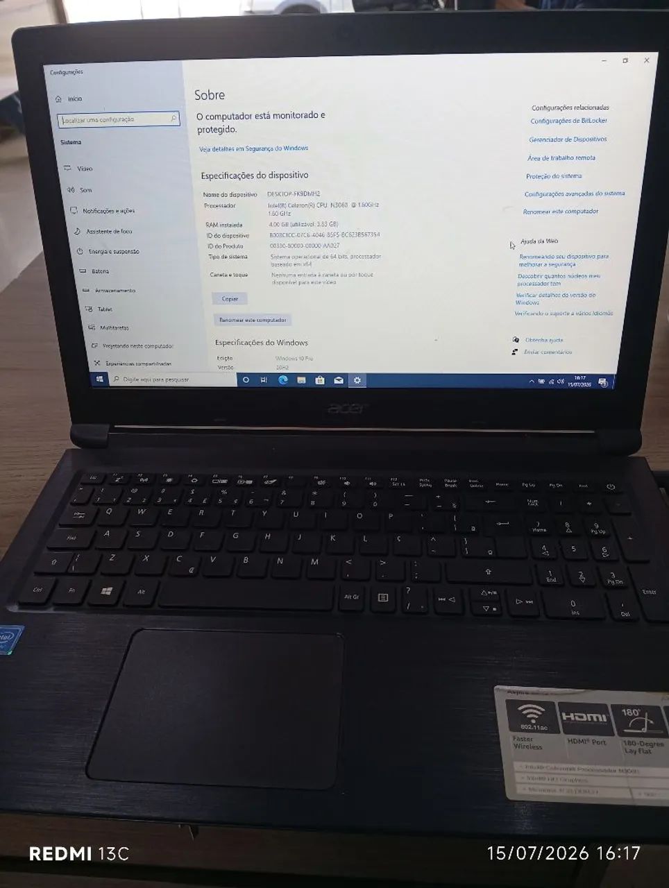 NOTEBOOK ACER ASPIRE 3 - Foto 5