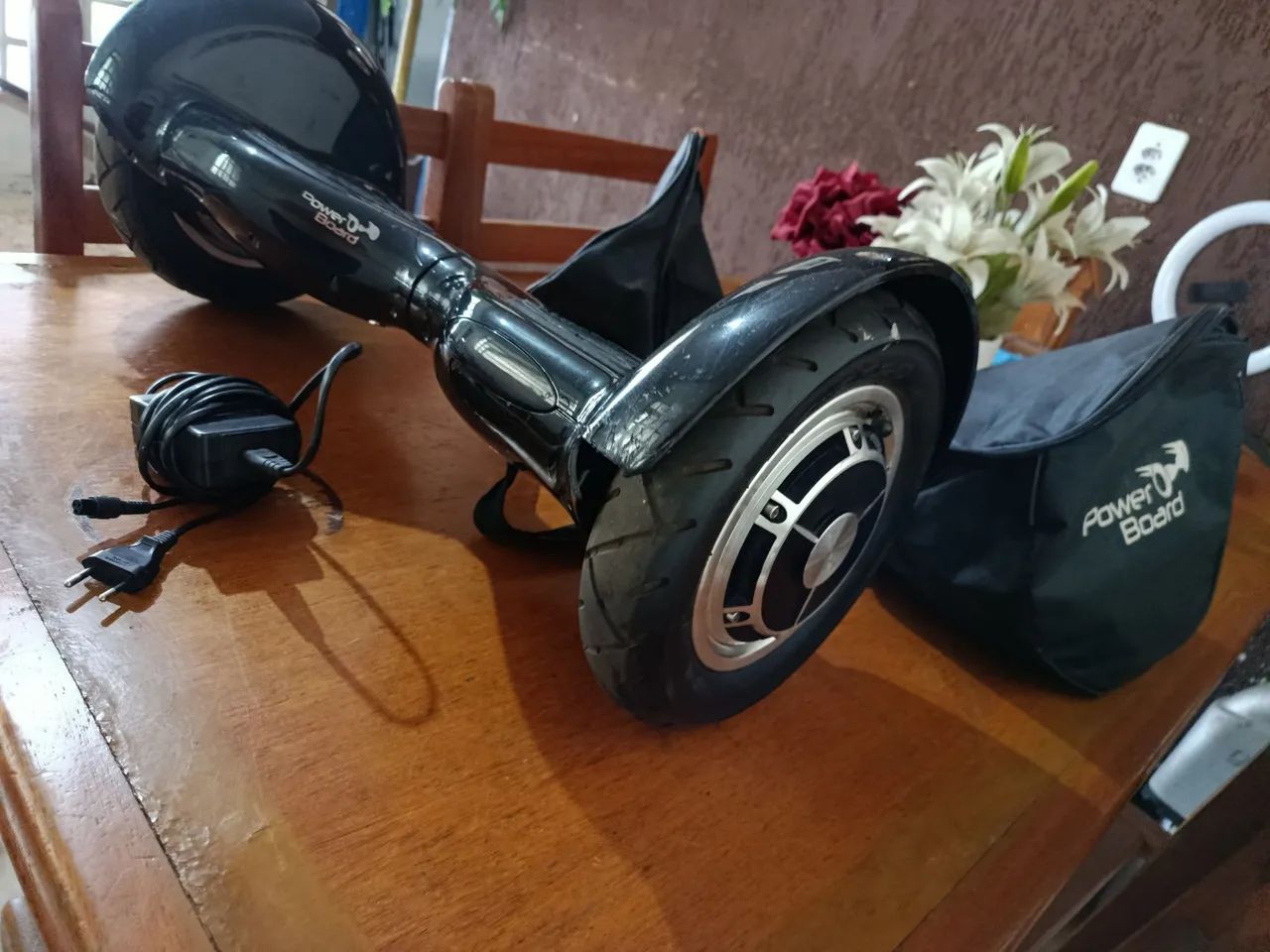 Hoverboard Elétrico Scooter Preto 6,5 Polegadas Usado - Foto 3