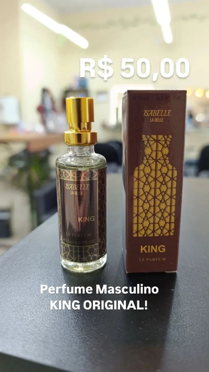 Perfume Árabe King masculino original 15ml