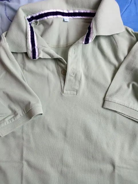 Camisa Polo Masculina Verde Claro  - Foto 3