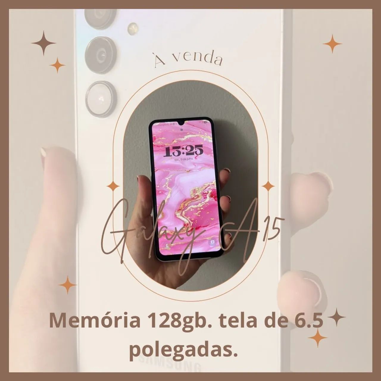 Smartphone galaxy semi novo 