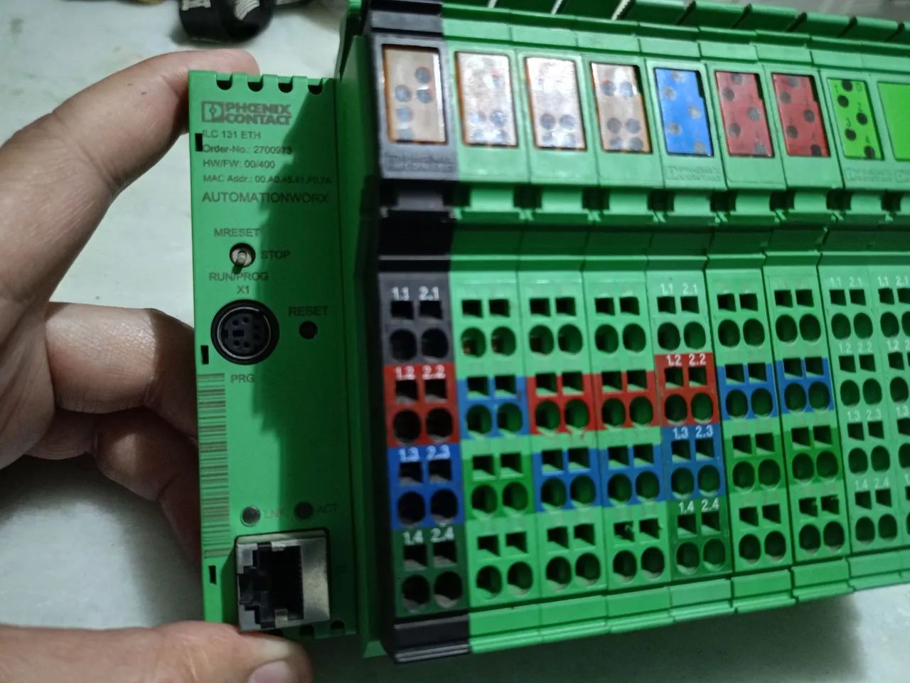 Kit CLP Phoenix Contact ILC 131 ETH + Módulo Temperatura E Saídas <br> - Foto 4