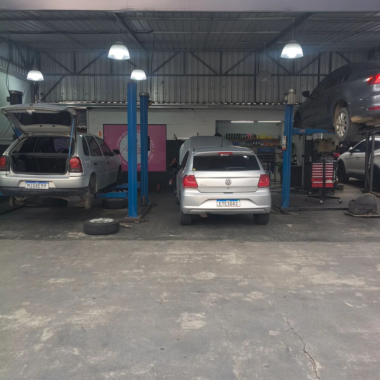 Vendo oficina mecânica completa 