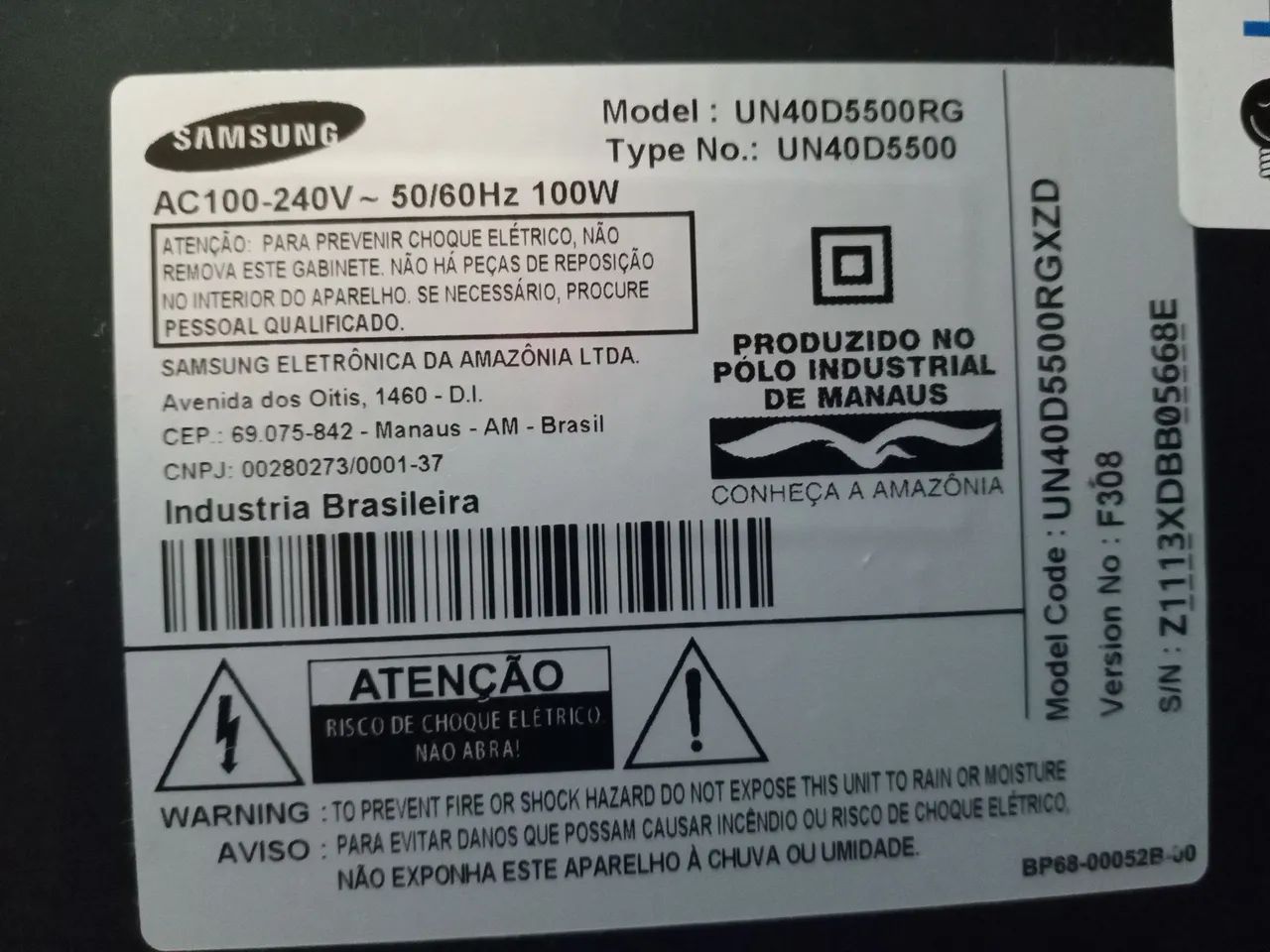 Smart TV Samsung 40 polegadas modelo UN40D5500RG - Foto 5