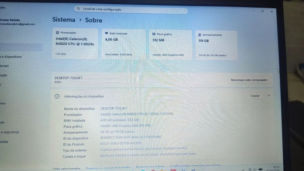 Notebook usando perfeito estado  - Foto 3
