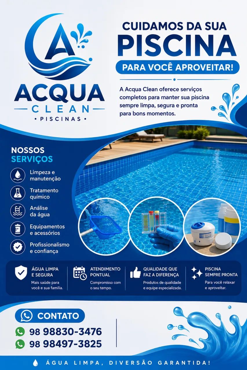 Piscineiro - Limpeza e Tratamento de Piscinas  